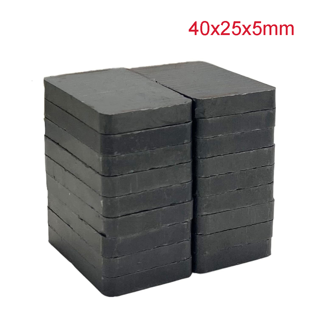 Science And Hobby - Ferrit Seramik Blok Mıknatıslar (40mm) Dikdörtgen