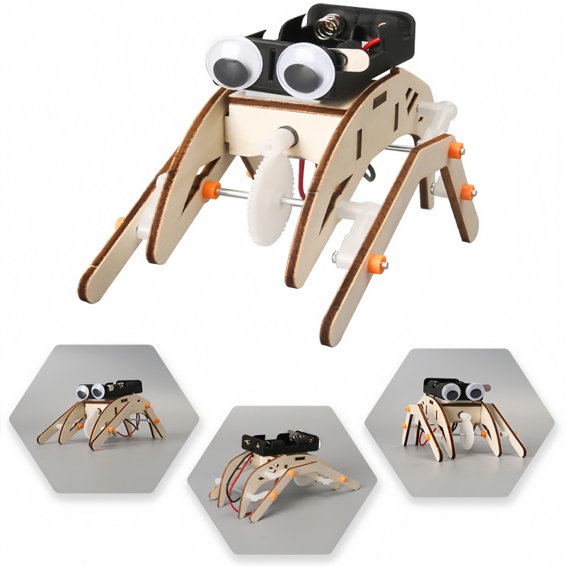 Science Project Robot - Kendin Yap El Yapımı Yürüyen Örümcek