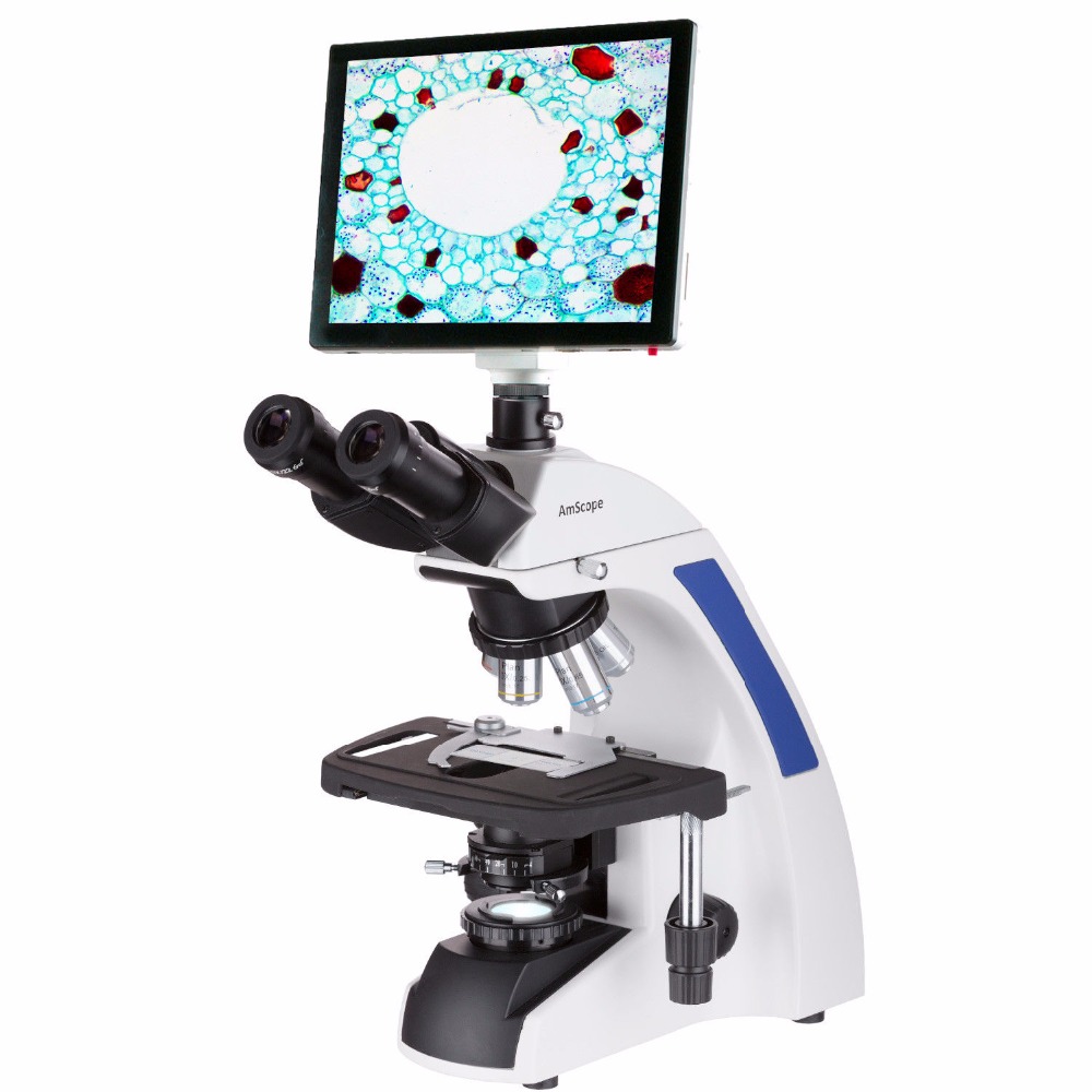 Amscope Microscope Compound 40X-1000X - AmScope T720 Serisi Trinoküler Koehler LED