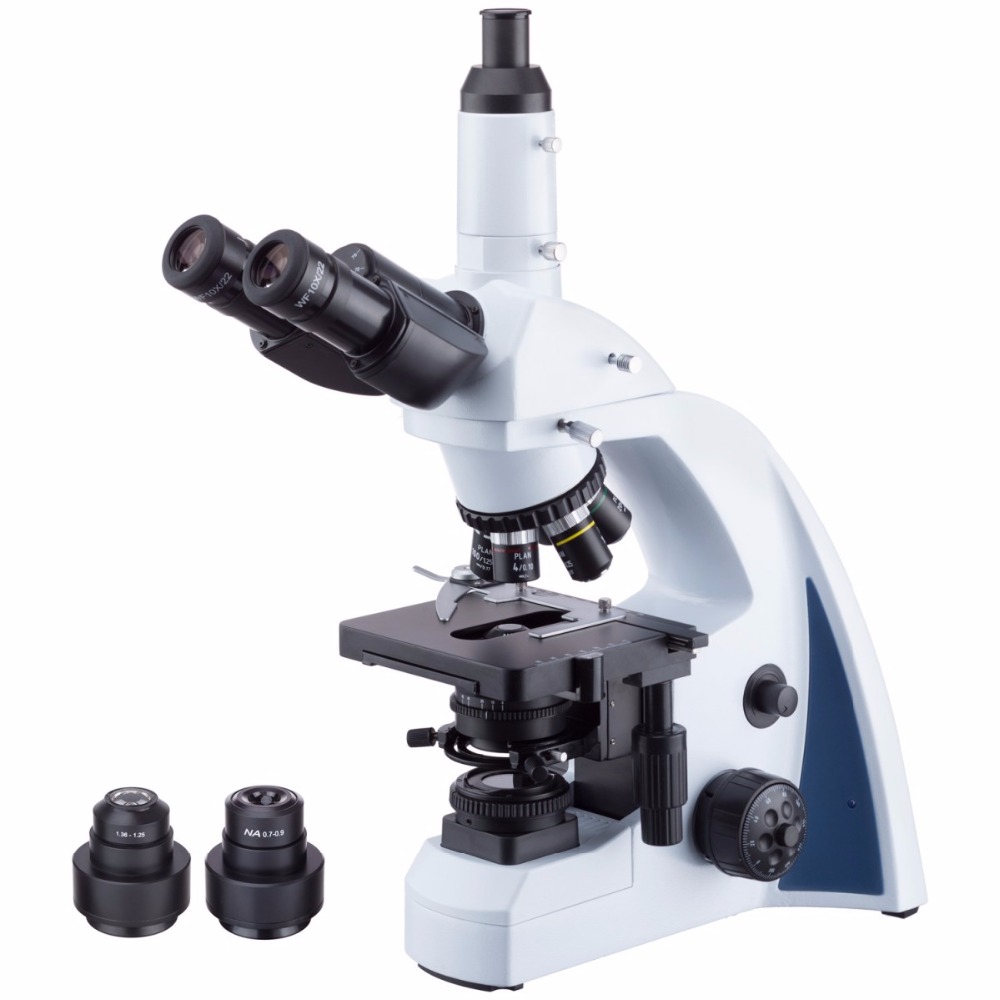 Amscope Microscope Compound 40X-1000X - AmScope Sonsuzluk Düzeltmeli Darkfield Trinoküler Bileşik