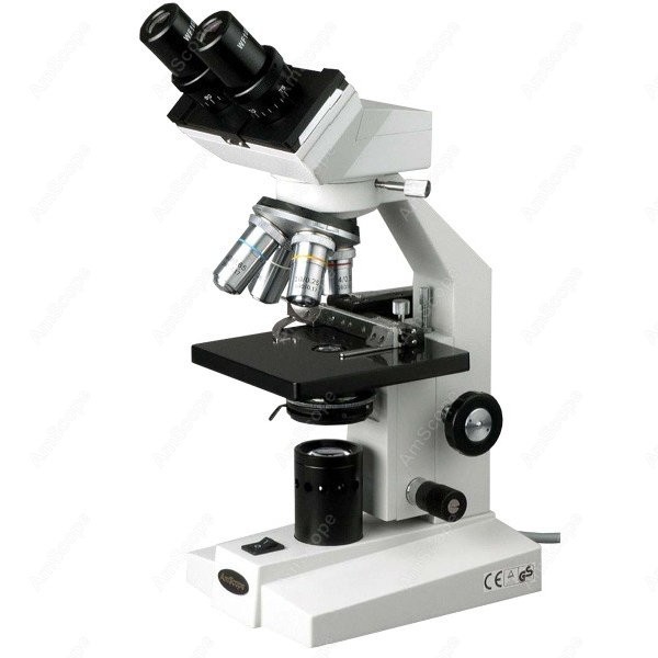 Amscope Microscope Compound 40X-1000X - AmScope B100 Serisi Biyolojik Binoküler Bileşik
