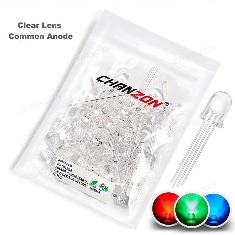 50 adet 8mm RGB LED Yayan Diyo - Science And Hobby incelemesi ve fiyatı