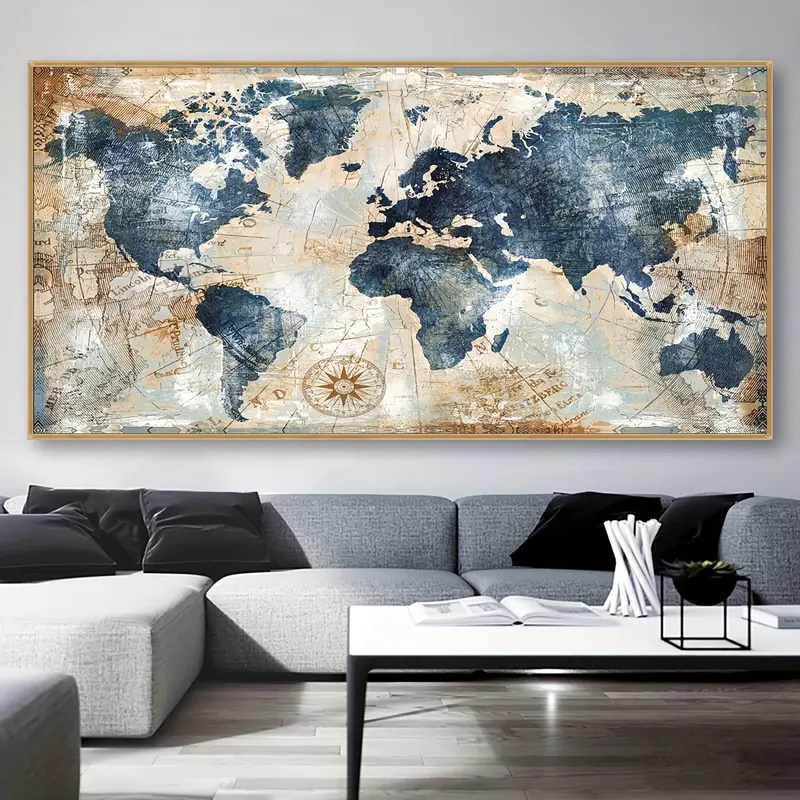 1 adet tuval posteri Vintage s - Star Map Poster incelemesi ve fiyatı