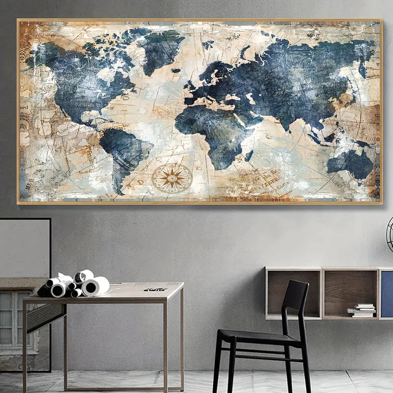 1 adet tuval posteri Vintage s - Star Map Poster incelemesi ve fiyatı