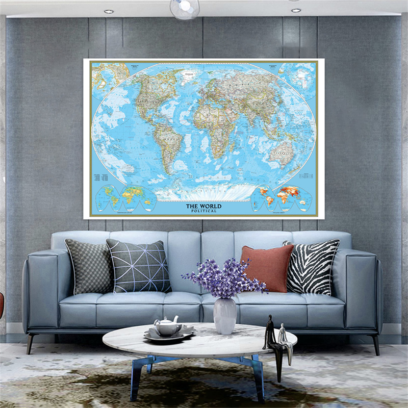 İngilizce Dünya Haritası Poste - Star Map Poster incelemesi ve fiyatı