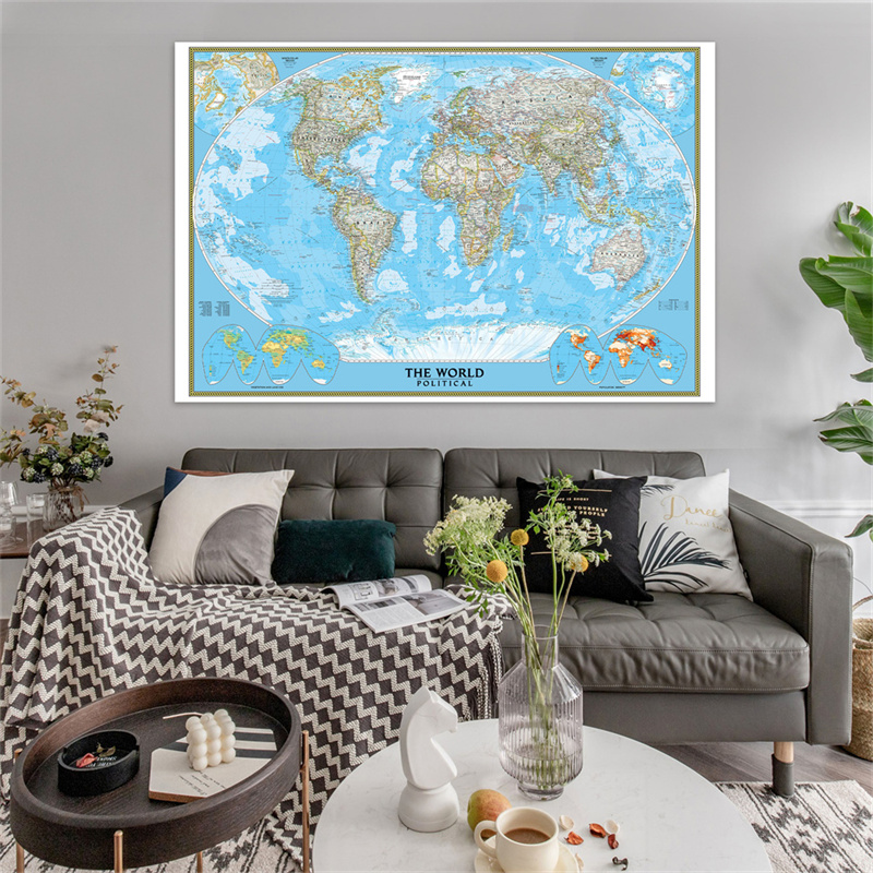 İngilizce Dünya Haritası Poste - Star Map Poster incelemesi ve fiyatı